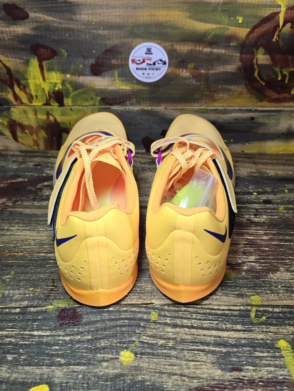 Nike Air Zoom Long Jump Elite Track Spikes Mens 9.5 Citron‎ Pulse FZ9326-800 New